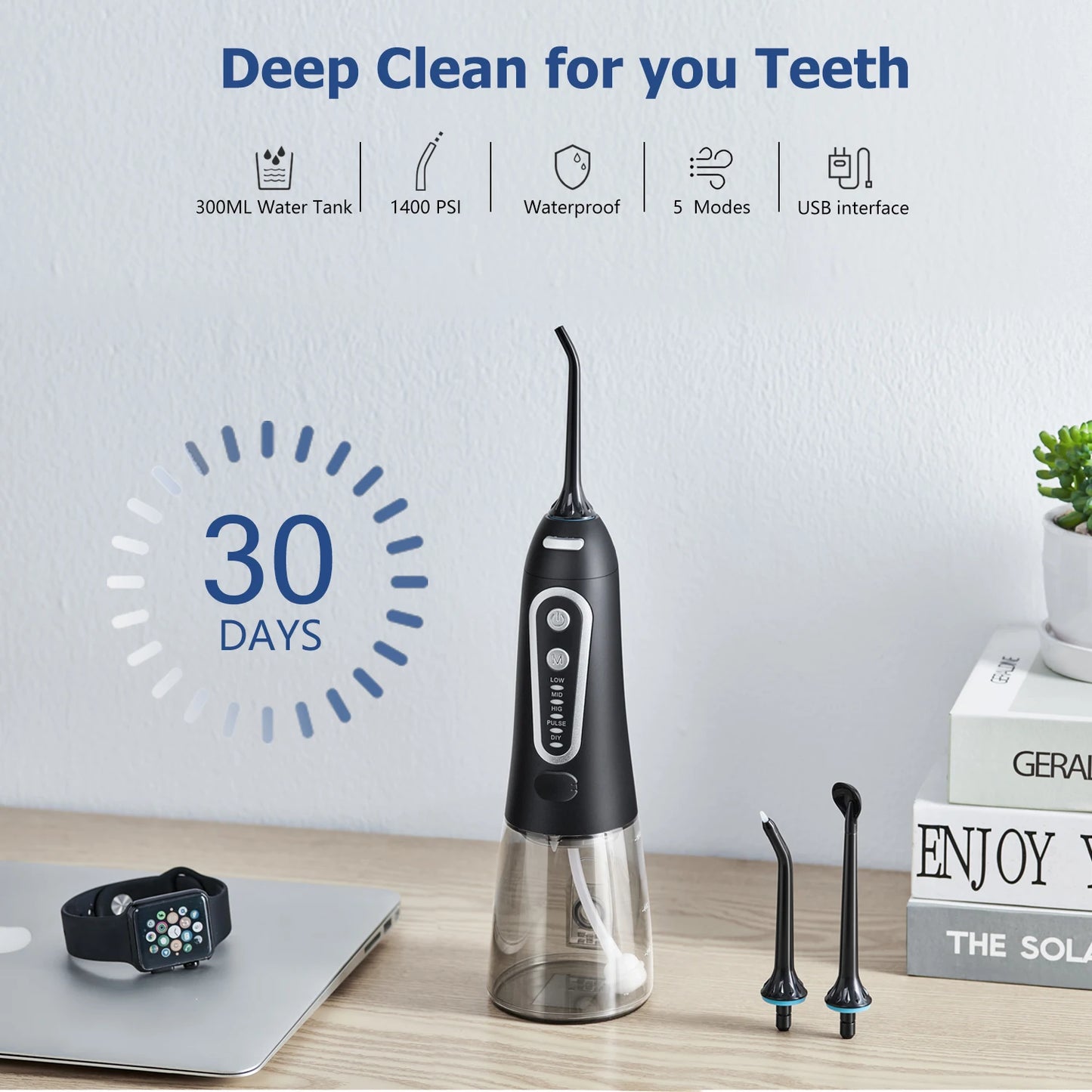 USB Rechargeable Water Flosser For Oral Care