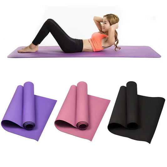 Thick 4MM Anti-slip Yoga Mat For Exercising Yoga And Pilates